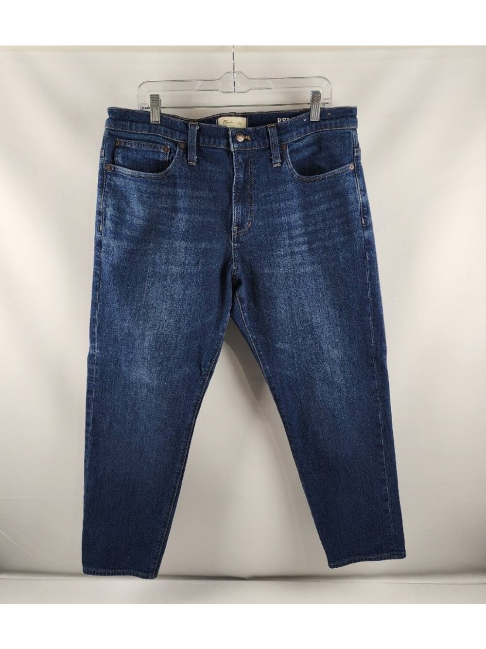 Madewell Jeans Mens 36 Blue Relaxed Tapered Denim (36x27)